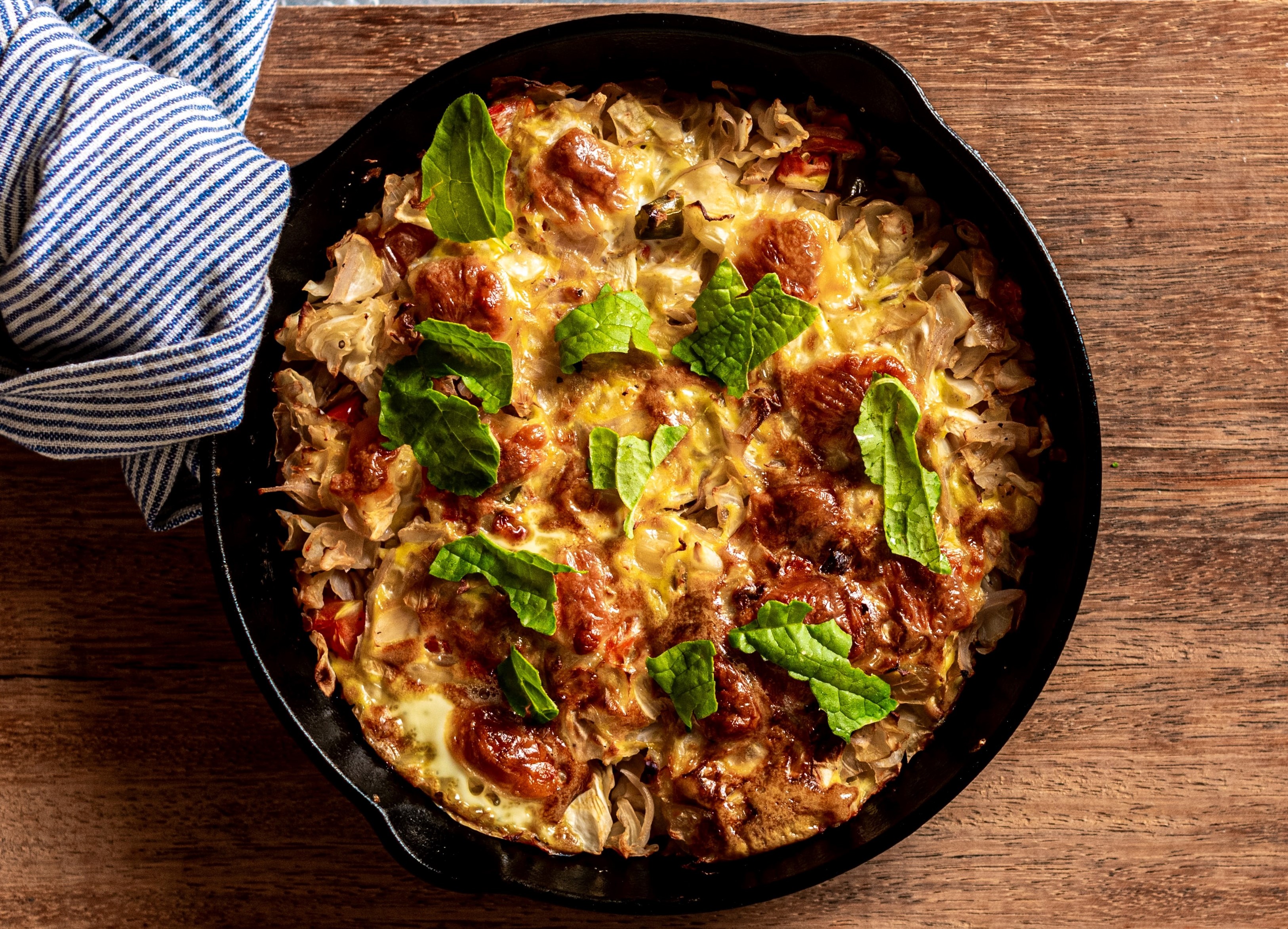 Spargel-Kichererbsen-Frittata