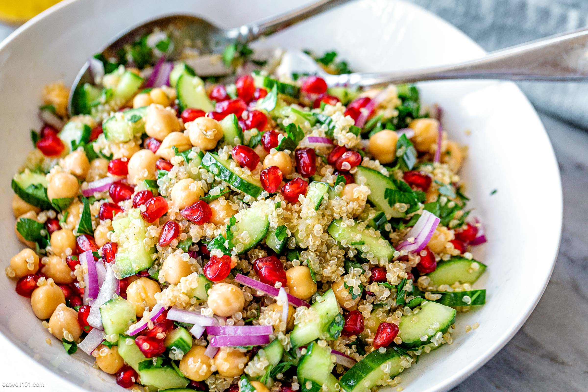 Kichererbsen-Quinoa-Salat