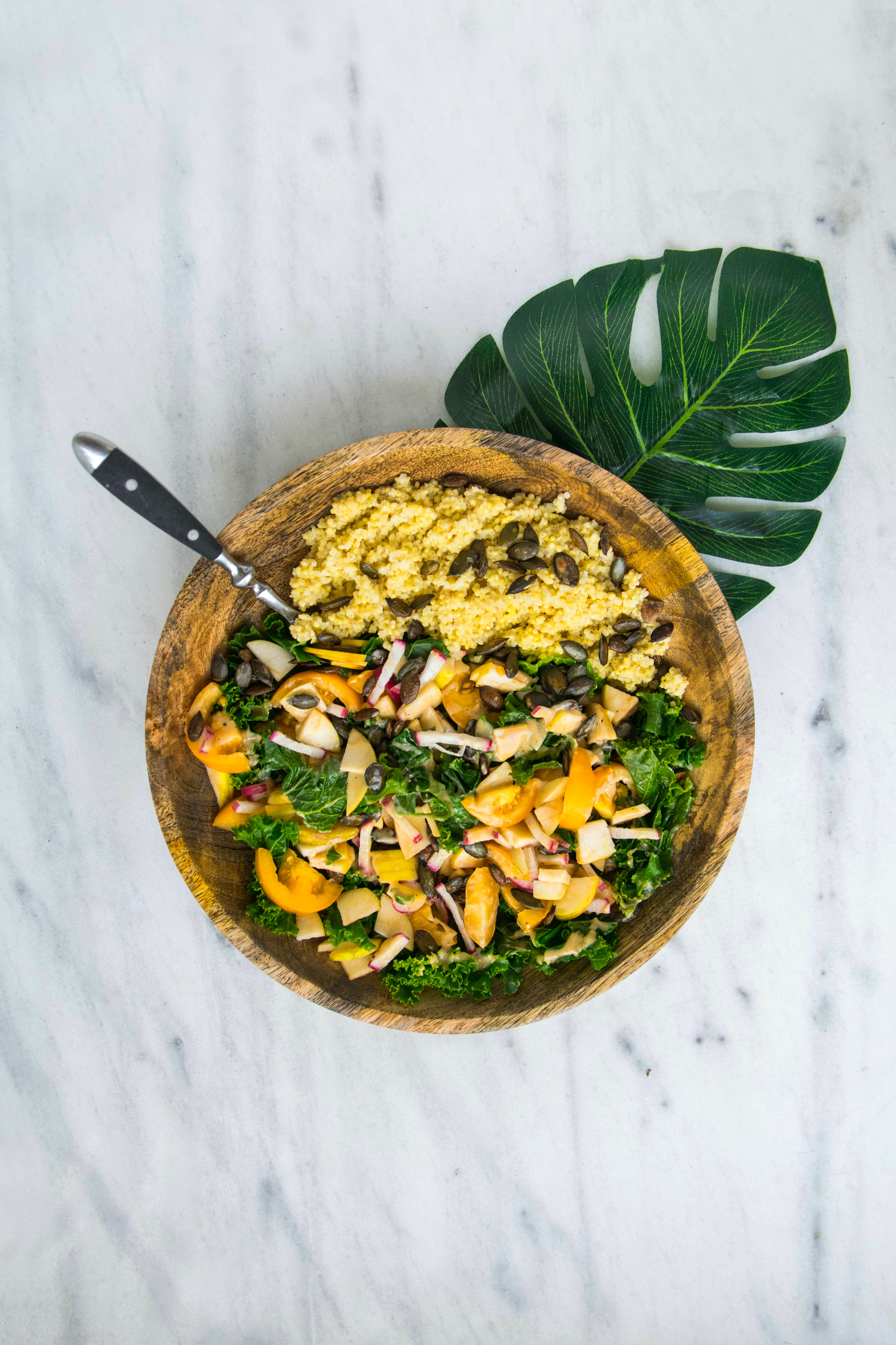 Frischer israelischer Couscous-Salat