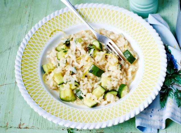 Zucchini-Zitronen-Risotto