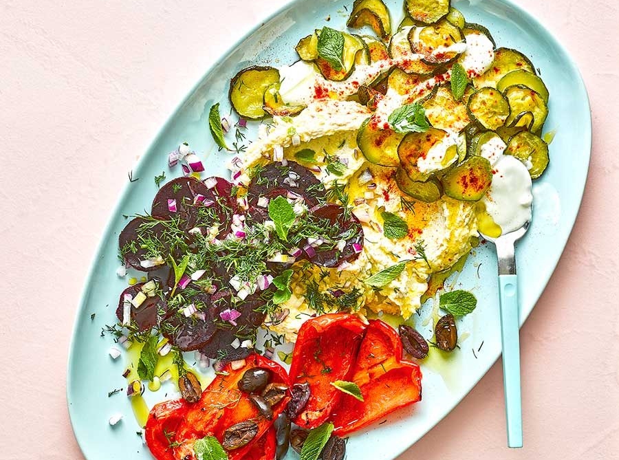 Gesunde Veggie-Platte