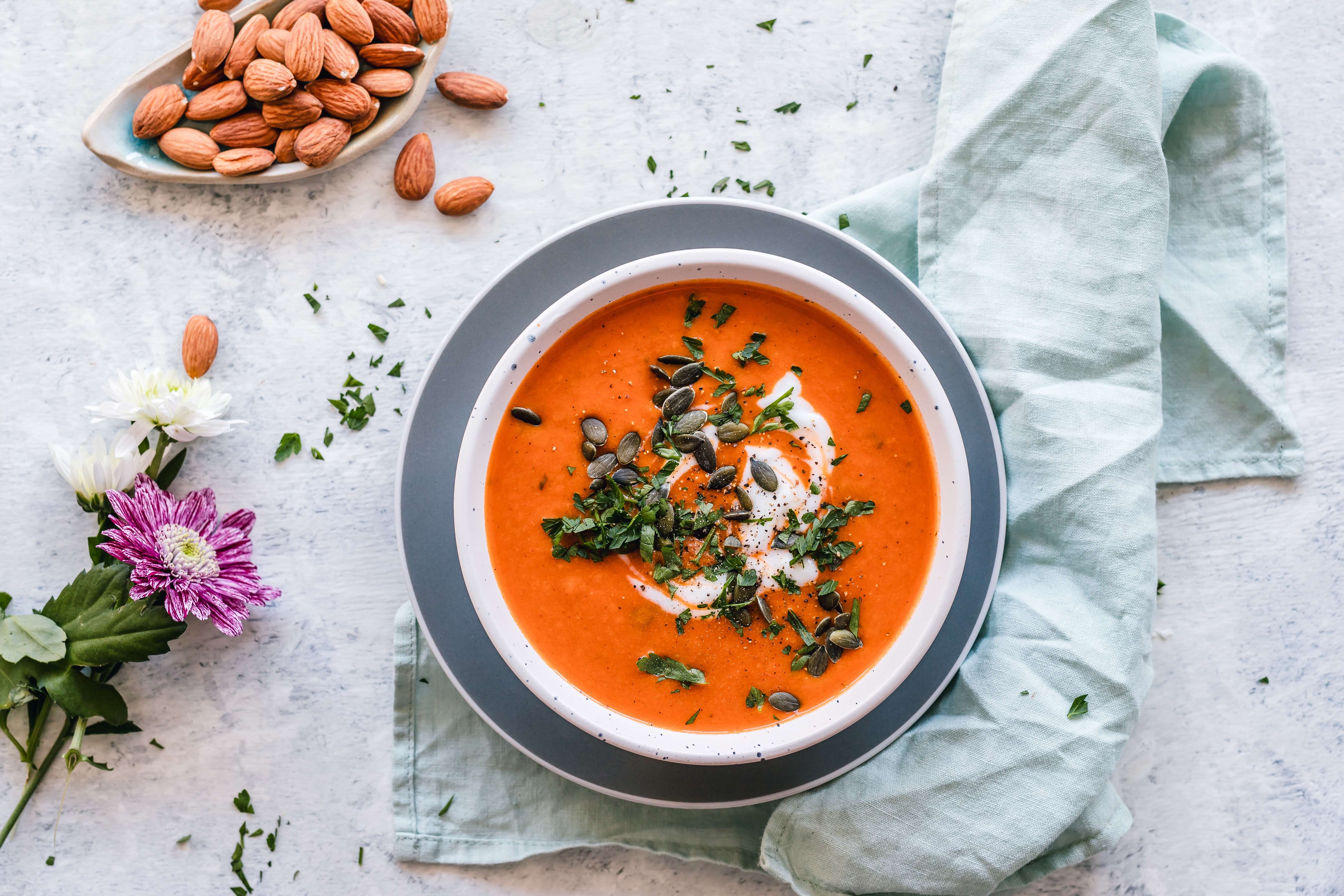 Paprika-Tomatensuppe