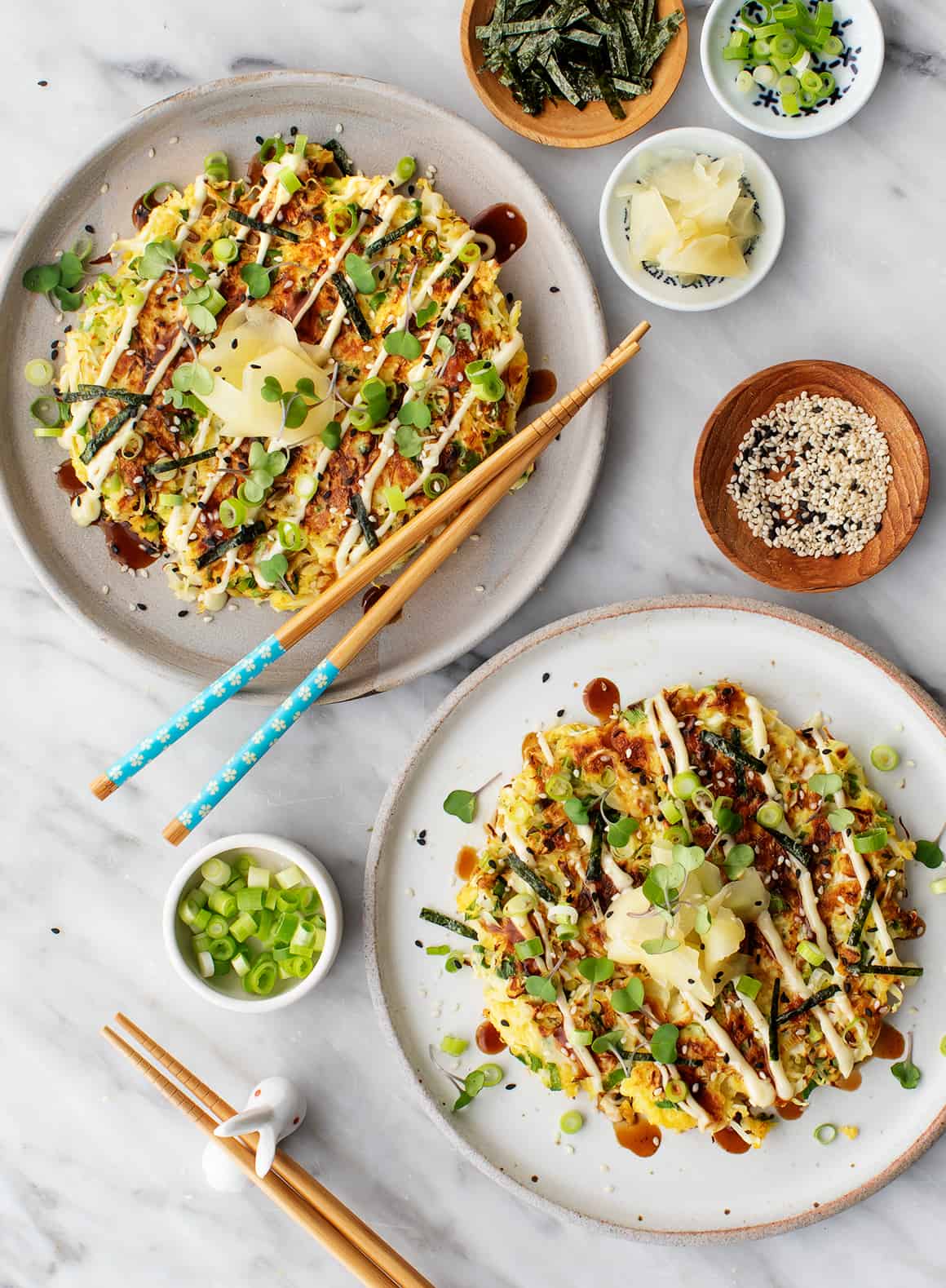 Vegetarisches Okonomiyaki